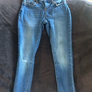 Old Navy Girls medium wash jeans, Size 7slim